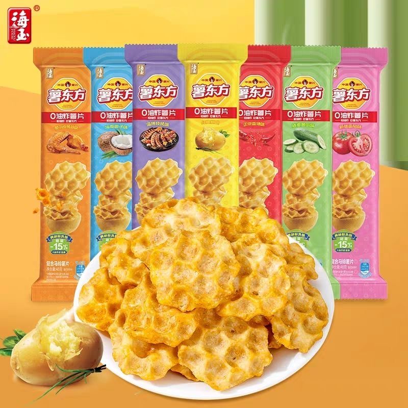 海玉薯东方薯片48克薯片即食非油炸中国薯片