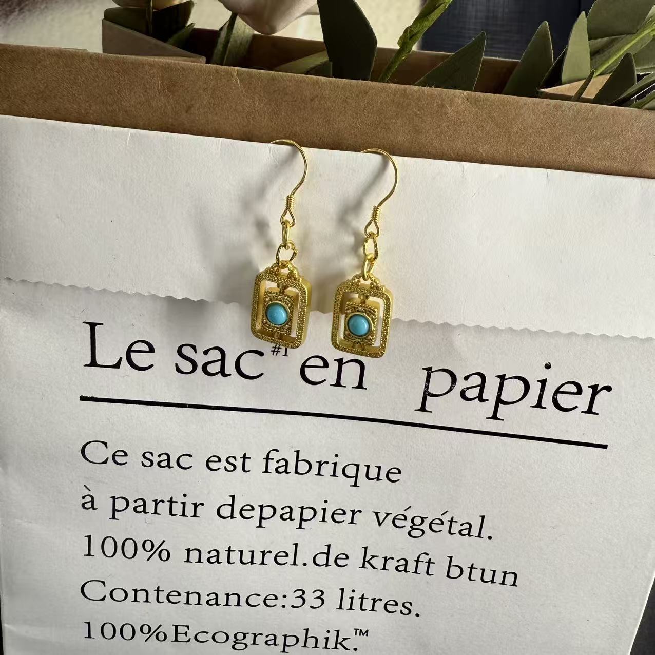 金翠（BY0160）耳坠