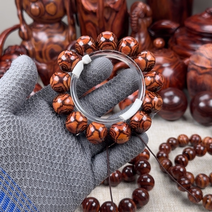 M***.手串/手链黄花梨/降香黄檀1.8cm