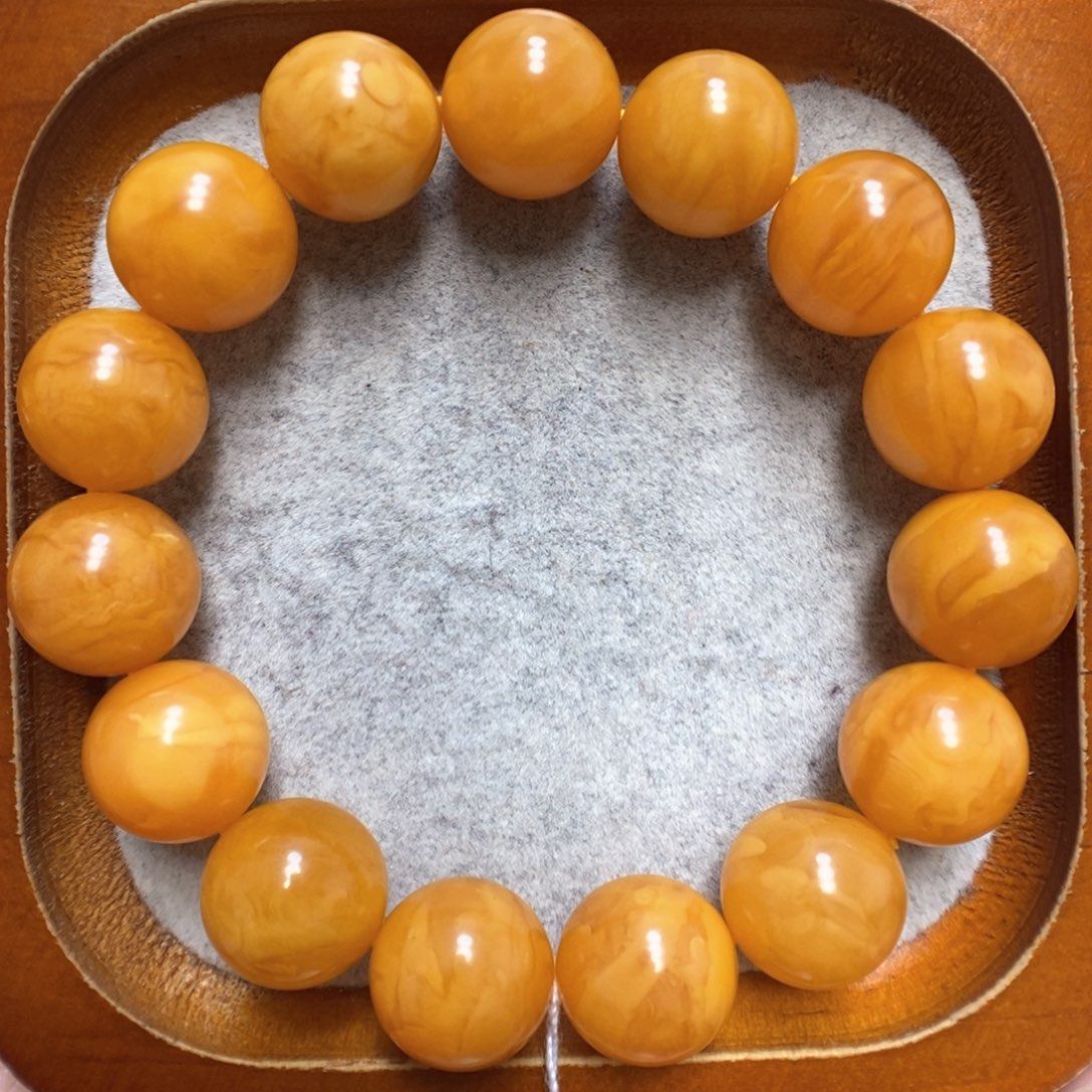 蜜蜡手串未镶嵌蜜蜡手串