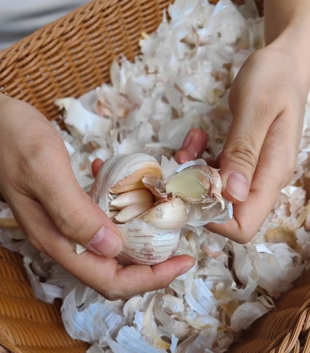 云南农家新鲜干蒜