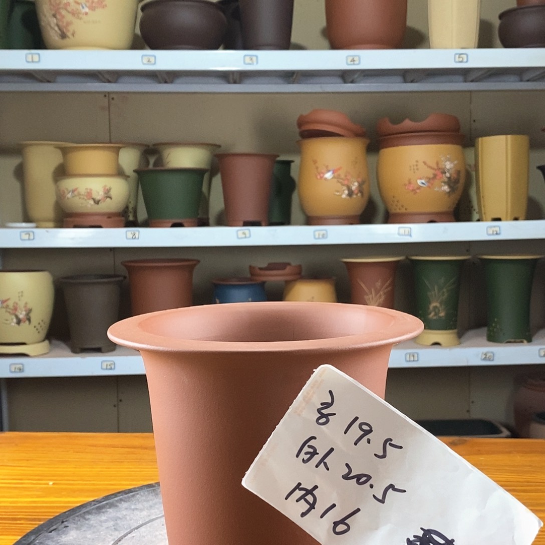 紫砂花盆紫砂兰花盆20