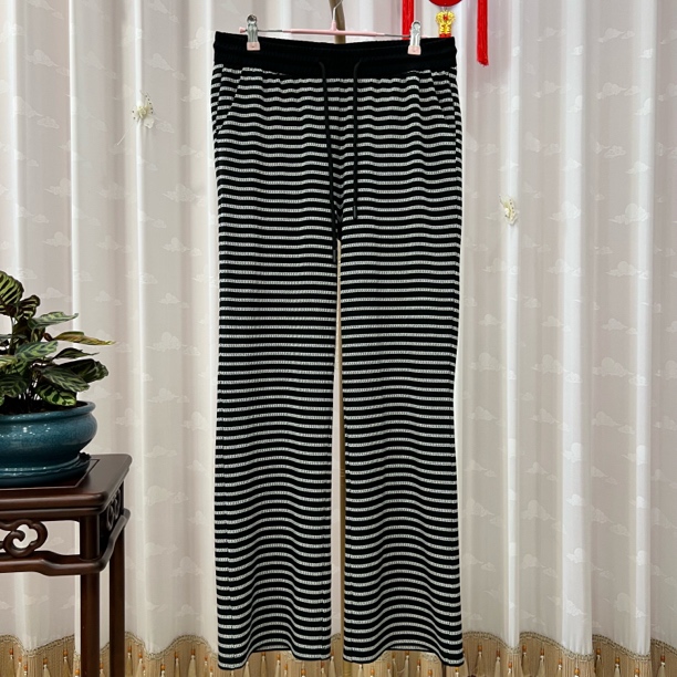 胖人坊大码直筒休闲裤01406 裤长101