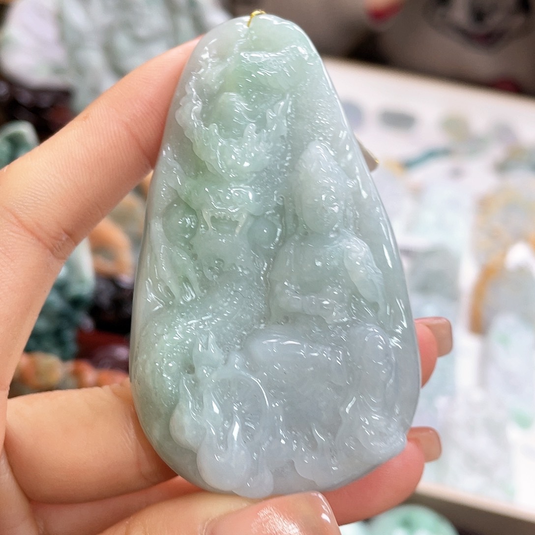 翡翠吊坠(不含链)未镶嵌