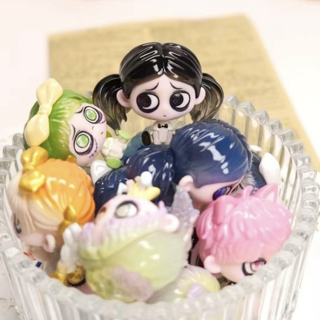 【拆盒】Kiki 排排坐萌粒系列手办潮玩可爱礼物摆件