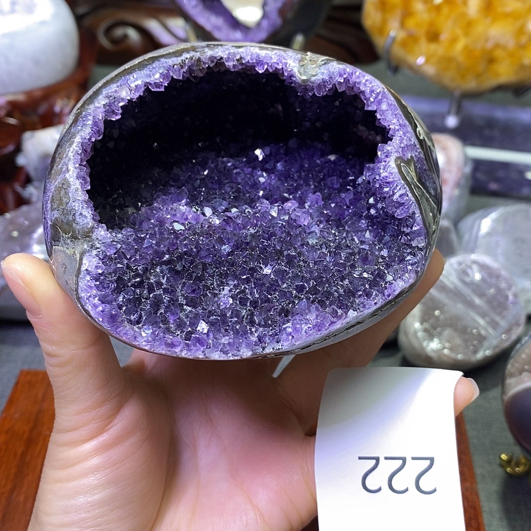 珠宝半成品未镶嵌紫晶