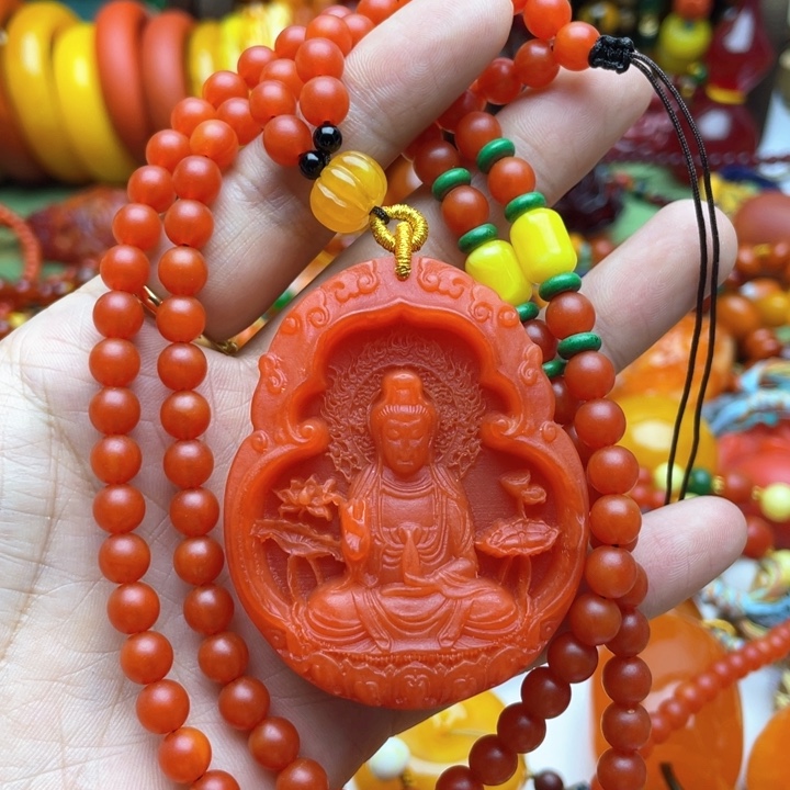 树脂制品20号观音项链