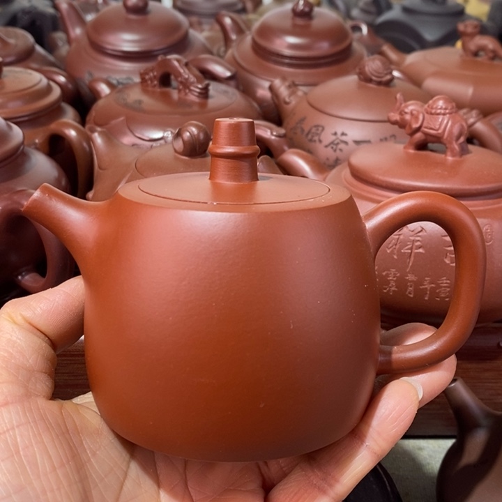 紫砂茶壶微瑕处理一把