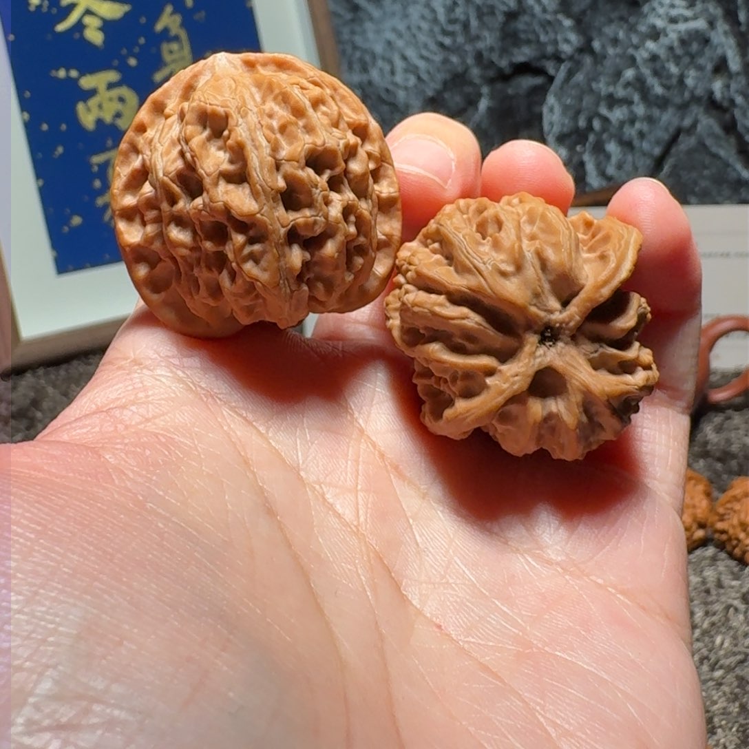 文玩核桃把件小***?苹果35