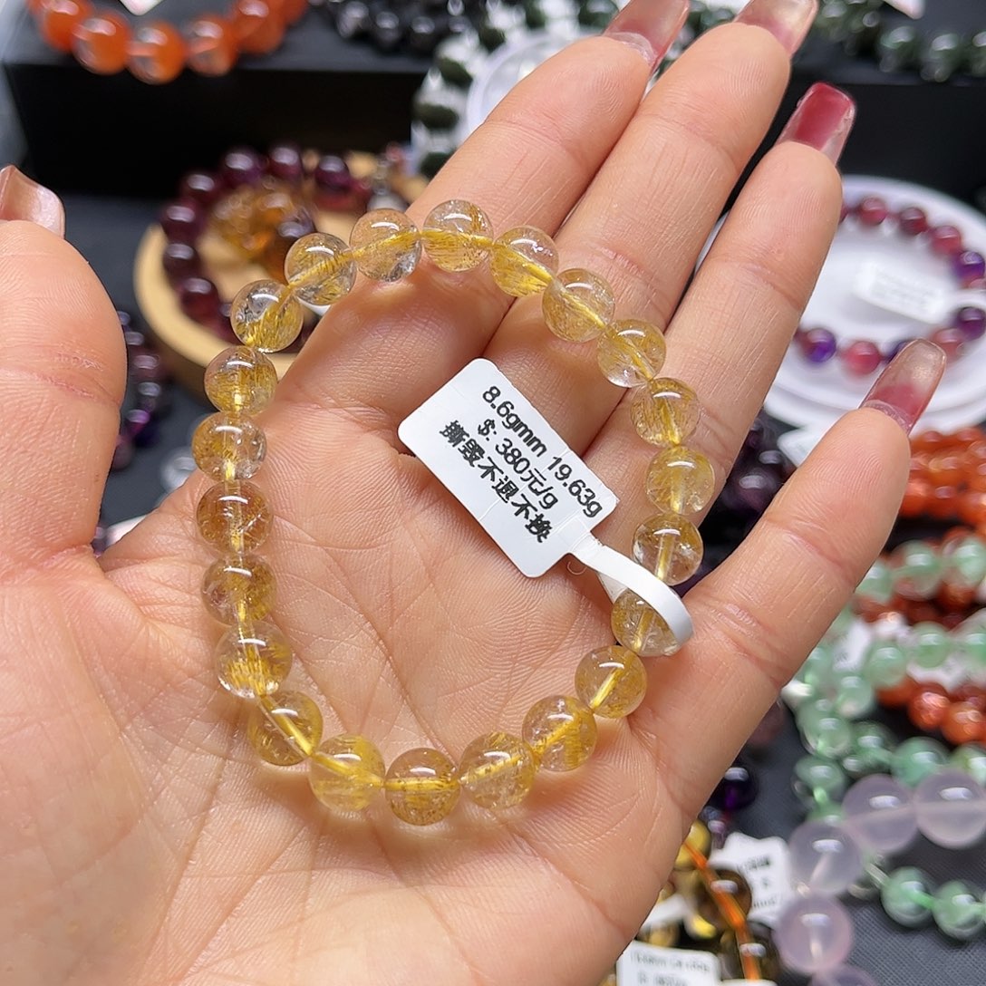 水晶手链未镶嵌手链