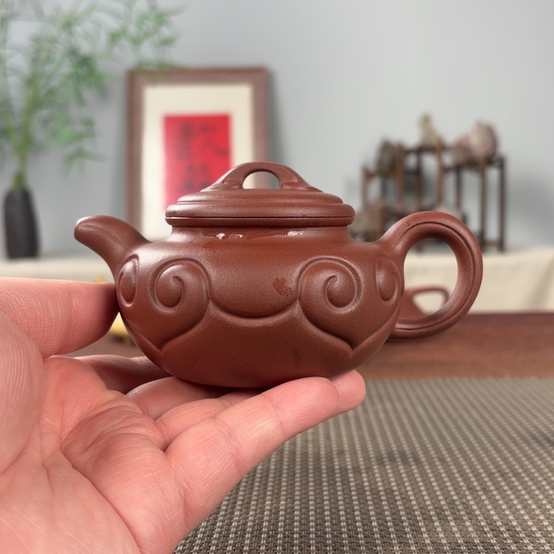 紫砂茶壶黄龙山原矿紫砂壶250