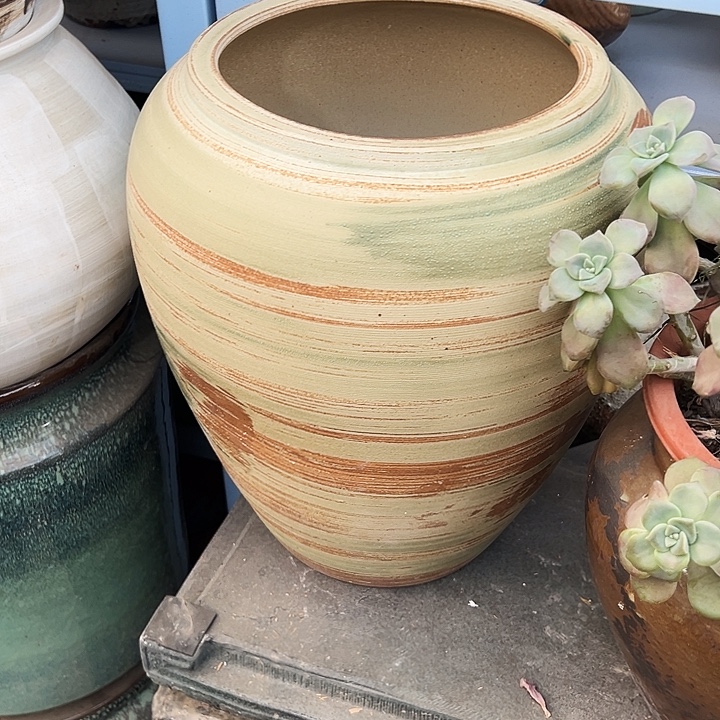 景德镇精品花盆栽适合口21高36