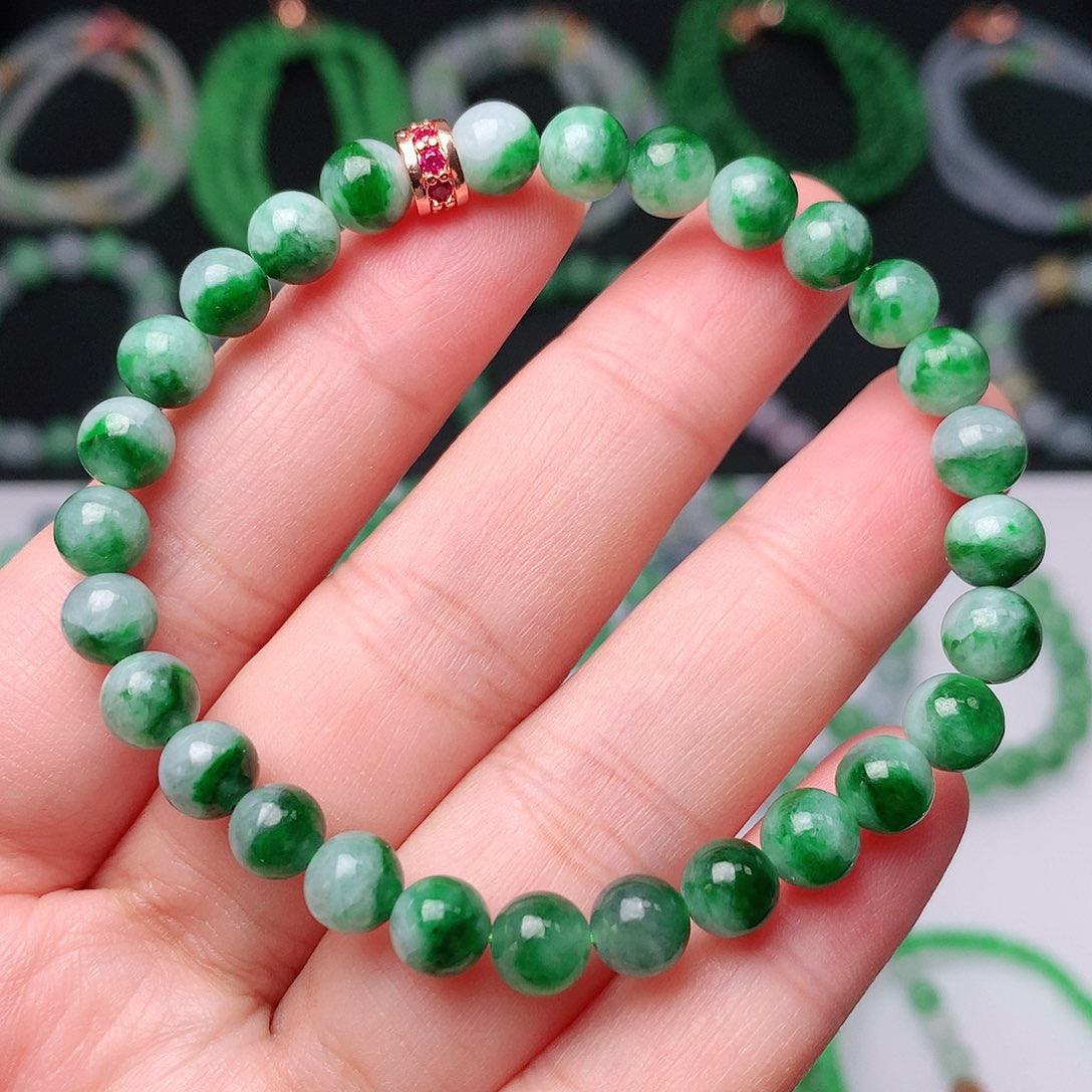 翡翠手链未镶嵌翡翠