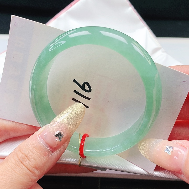 翡翠手镯未镶嵌55 贵妃