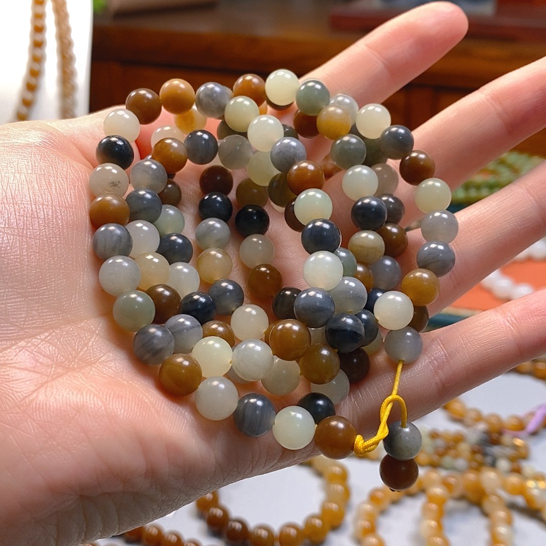 和田玉手串未镶嵌B****s