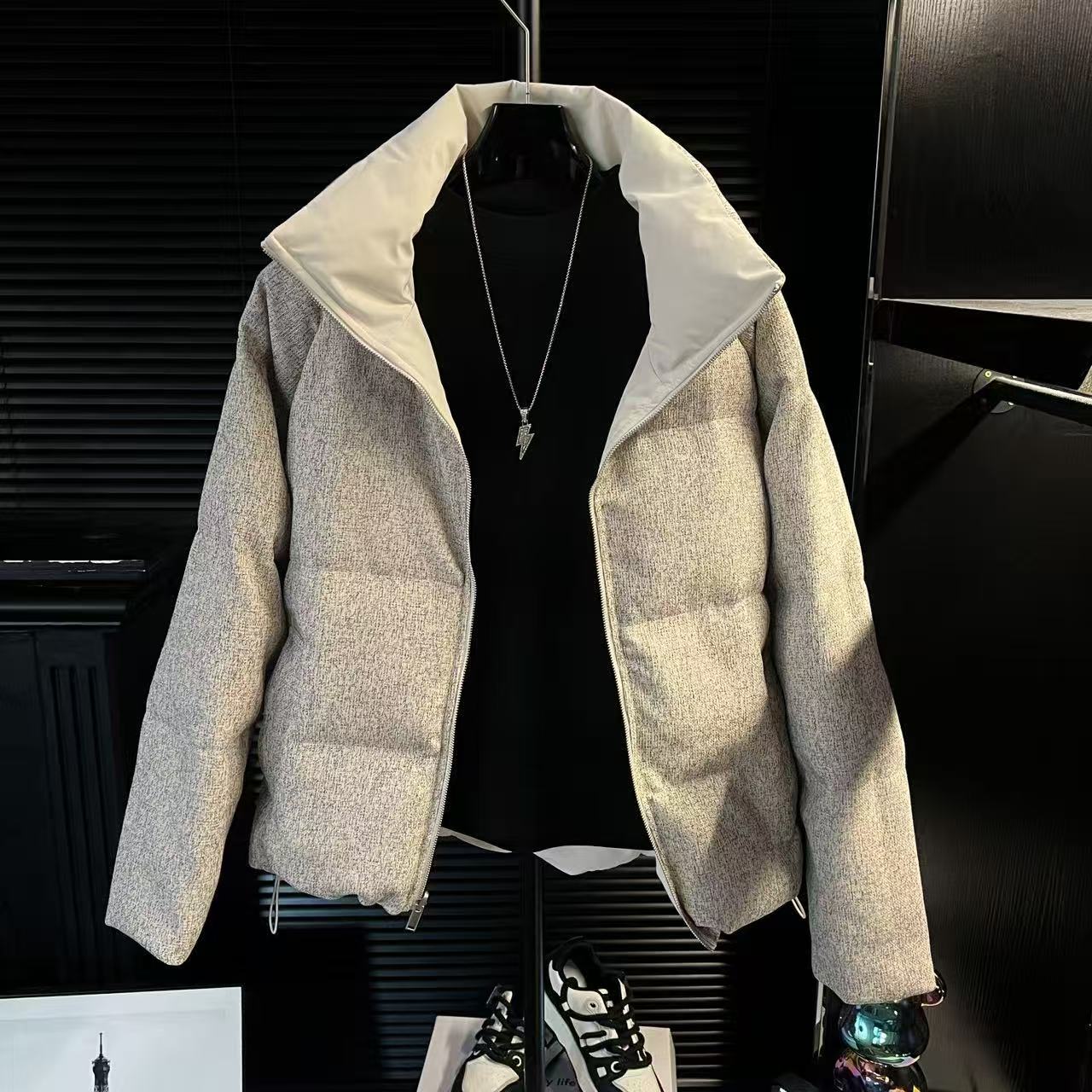 DB-轻奢男士保暖简约外套时尚大气