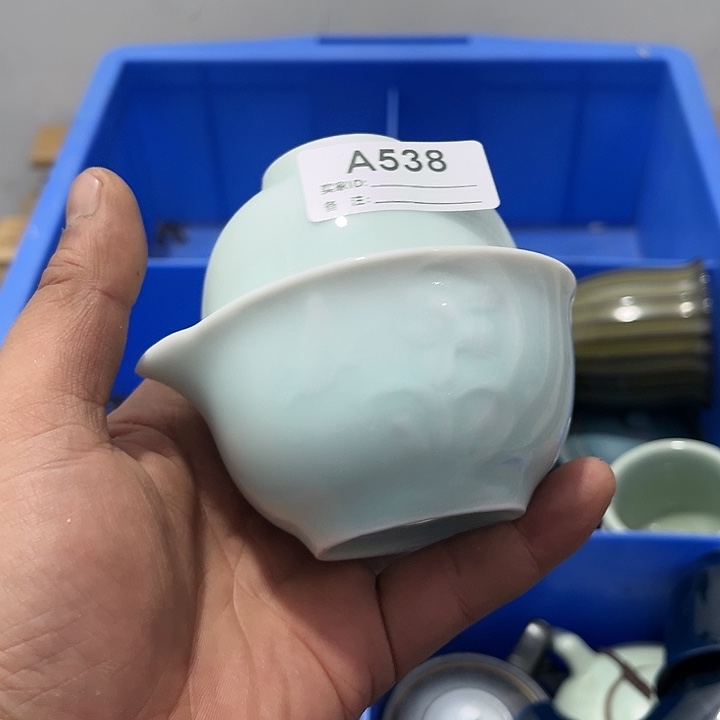 九***鱼茶具默认微瑕瓷器、茶具、壶、摆件，介意勿拍 