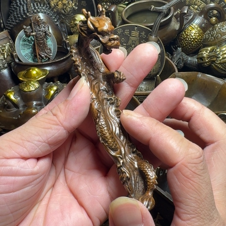 铜器摆件收收藏藏