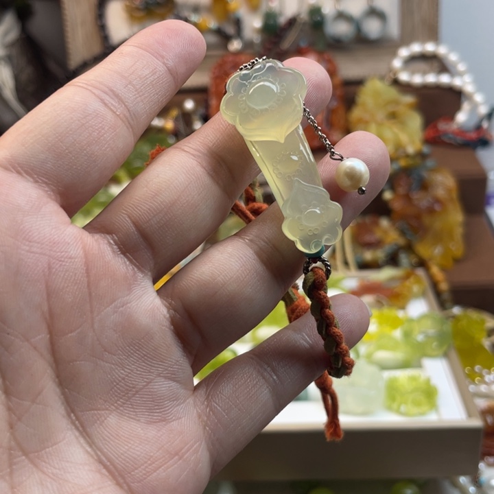 蛇纹石玉手链未镶嵌