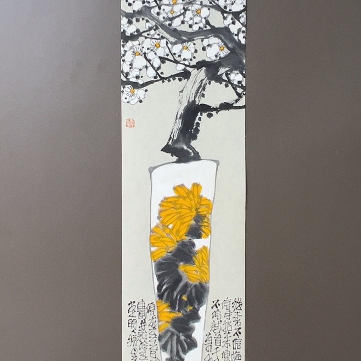 国画孙景隆  手绘原创