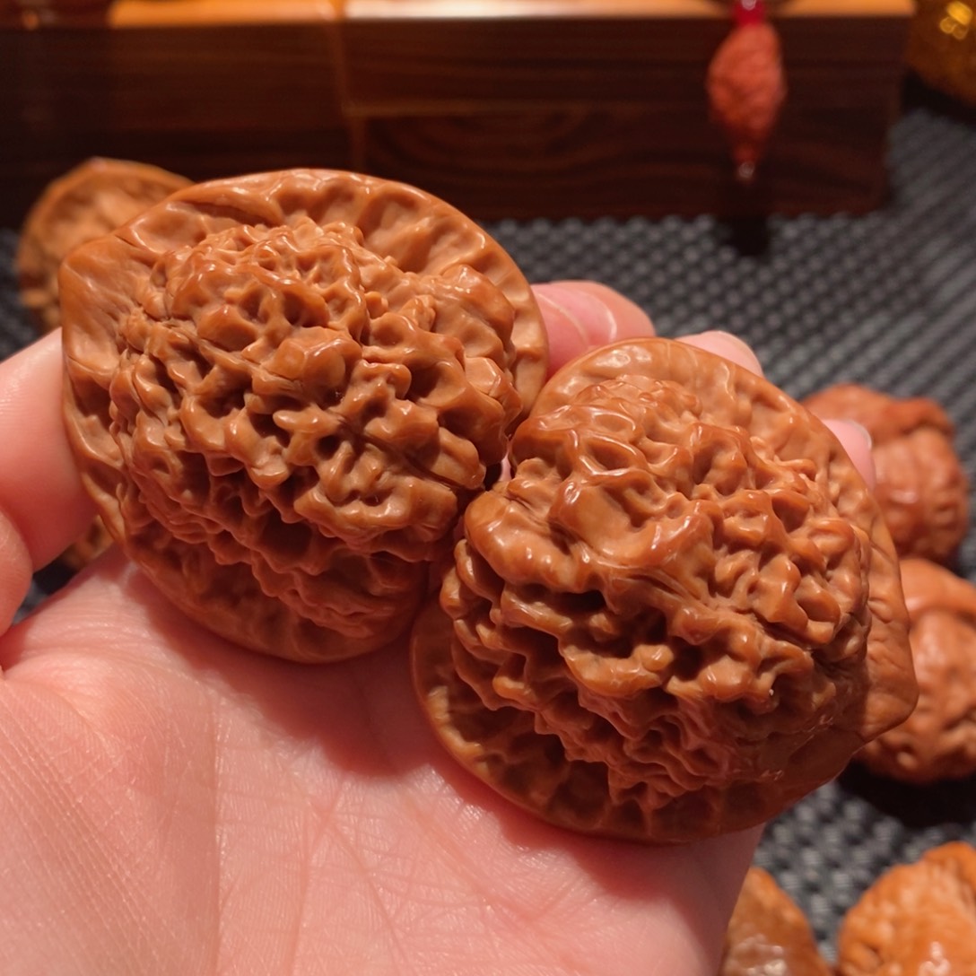 文玩核桃把件官帽