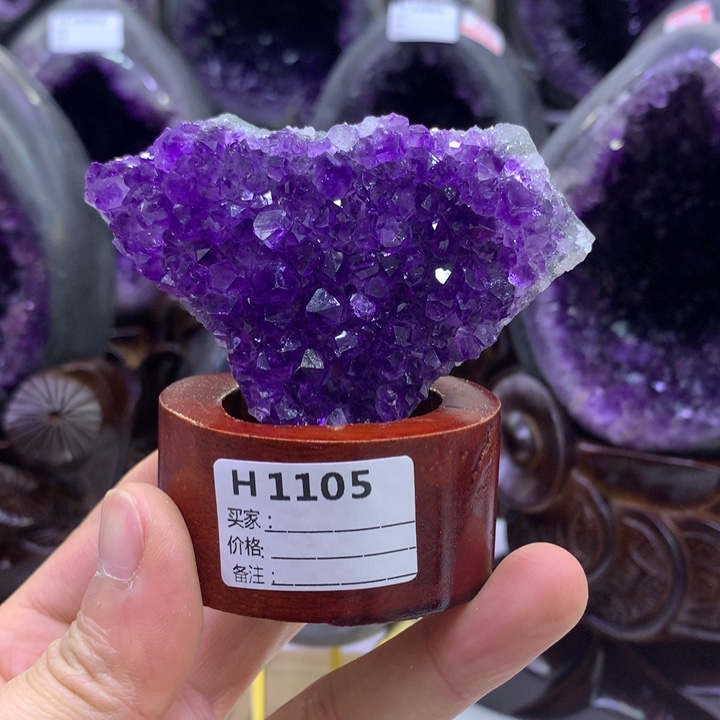 水晶紫水晶未镶嵌1105