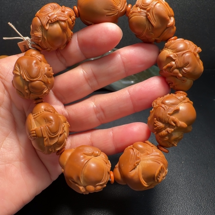 橄榄核吊坠八大弥勒