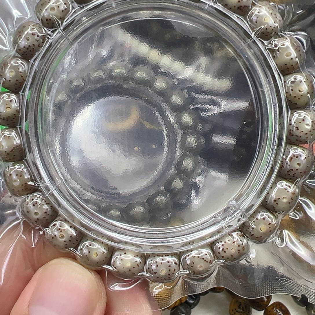 星月菩提手串52灰星月菩提单圈0.9