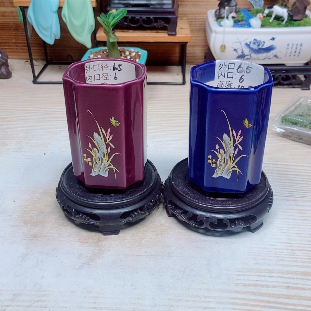 瓷片陶瓷花盆陶瓷艺术