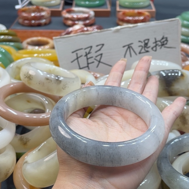 曼***淳石英质玉钛钢珠宝奇石66