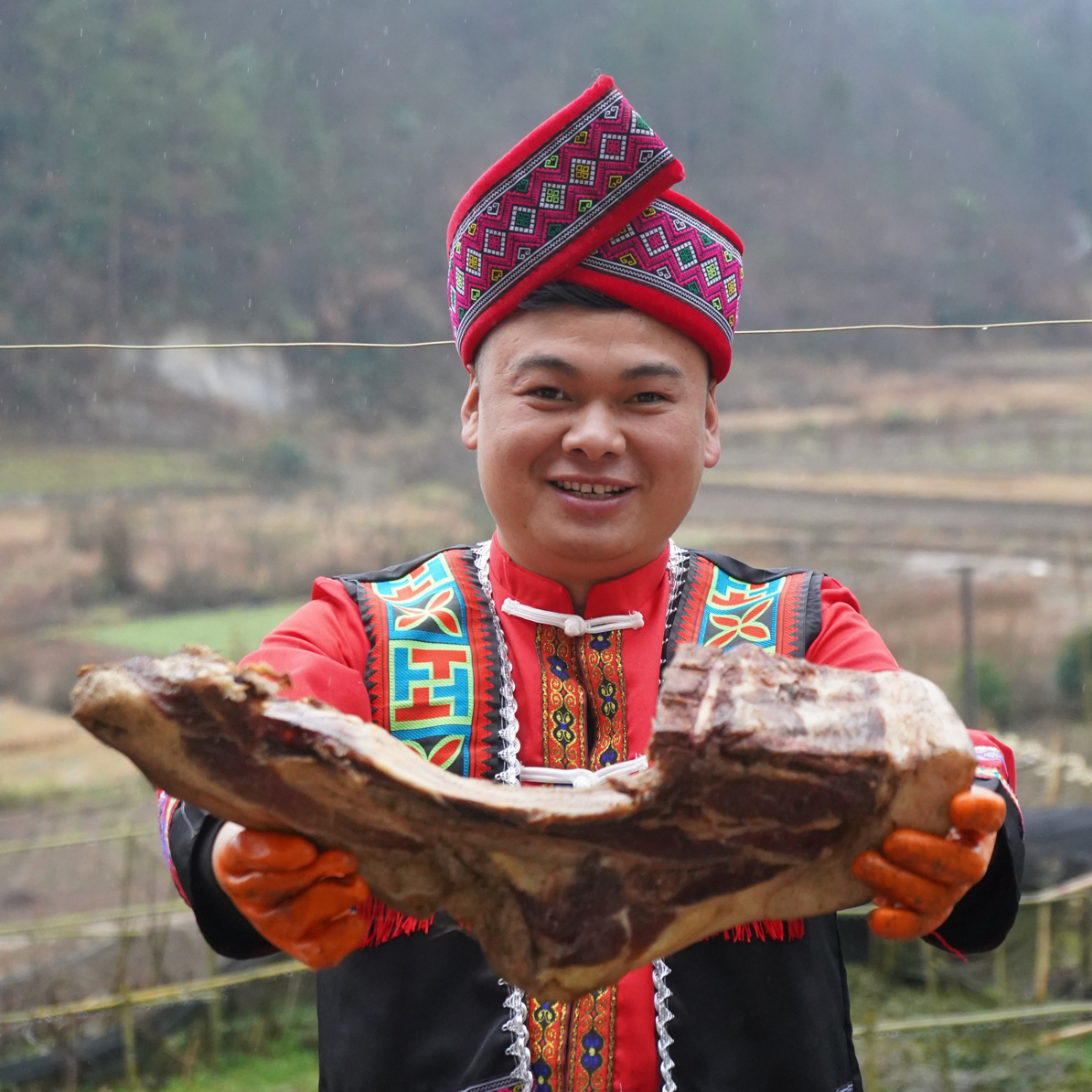恩施农村土猪 腊肉（现场称重 现场改价）