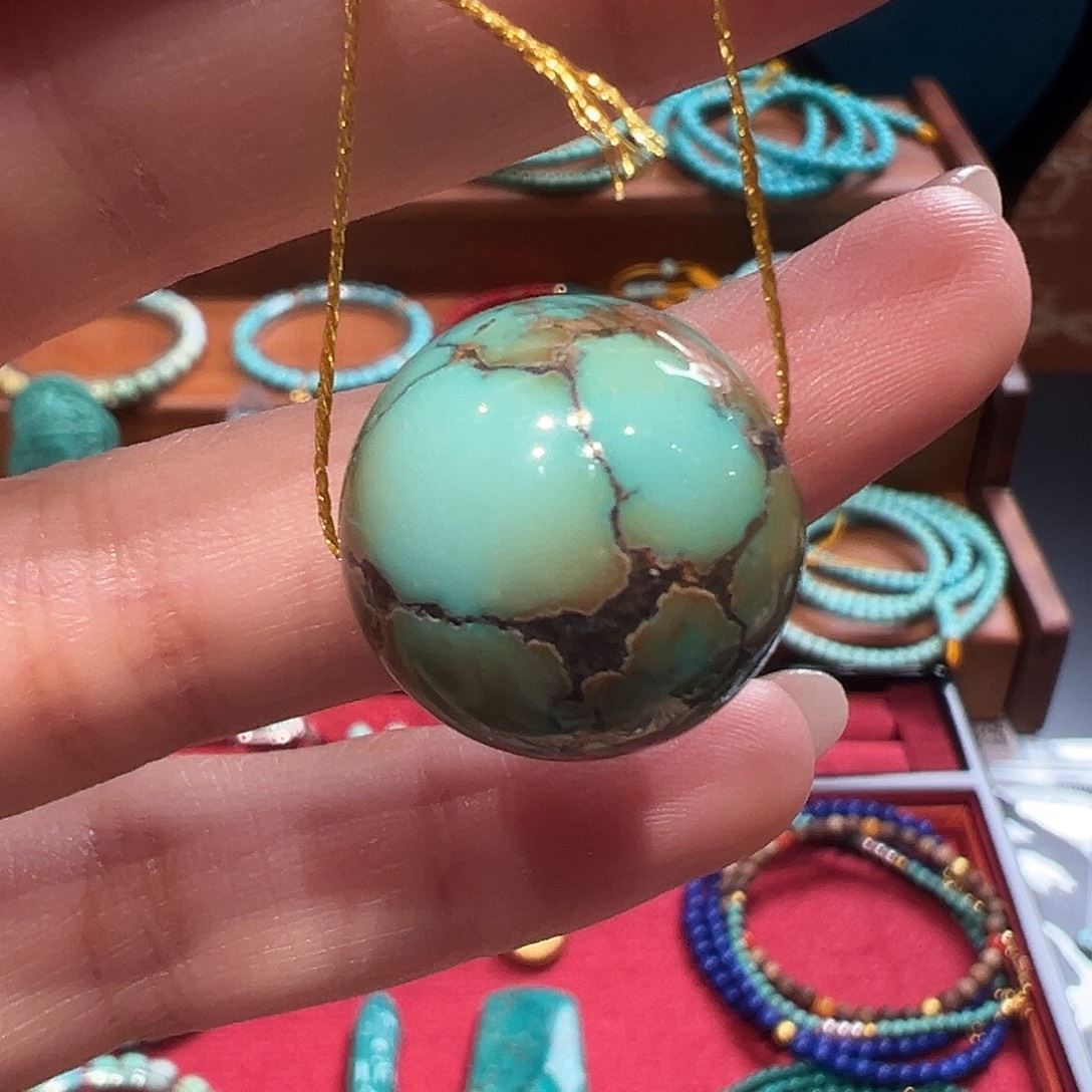 绿松石未镶嵌手串