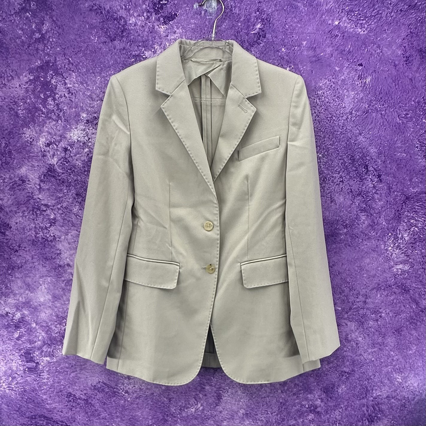 99新 MaxMara 奢侈品/Maxmara单排扣修身气质时尚西服外套/36