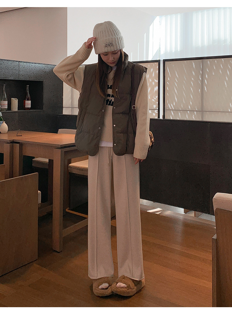 801-900秋冬简约默认瑕疵有磨损毛呢裤