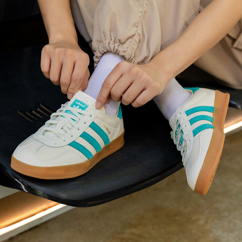 阿迪达斯三叶草板鞋男女鞋新款GAZELLE运动低帮时尚休闲鞋 JI2583