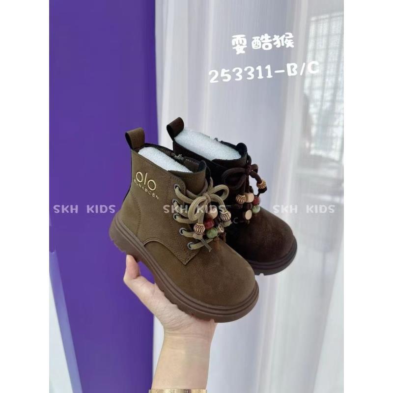 【新疆包邮】秋冬季儿童大棉字母马丁靴Z93