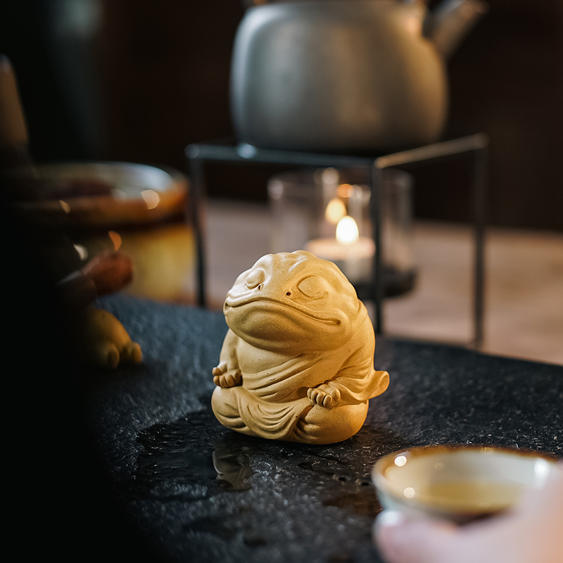 【赵永辉 | 小蟾仙】原创精品小懒匠茶宠金蟾