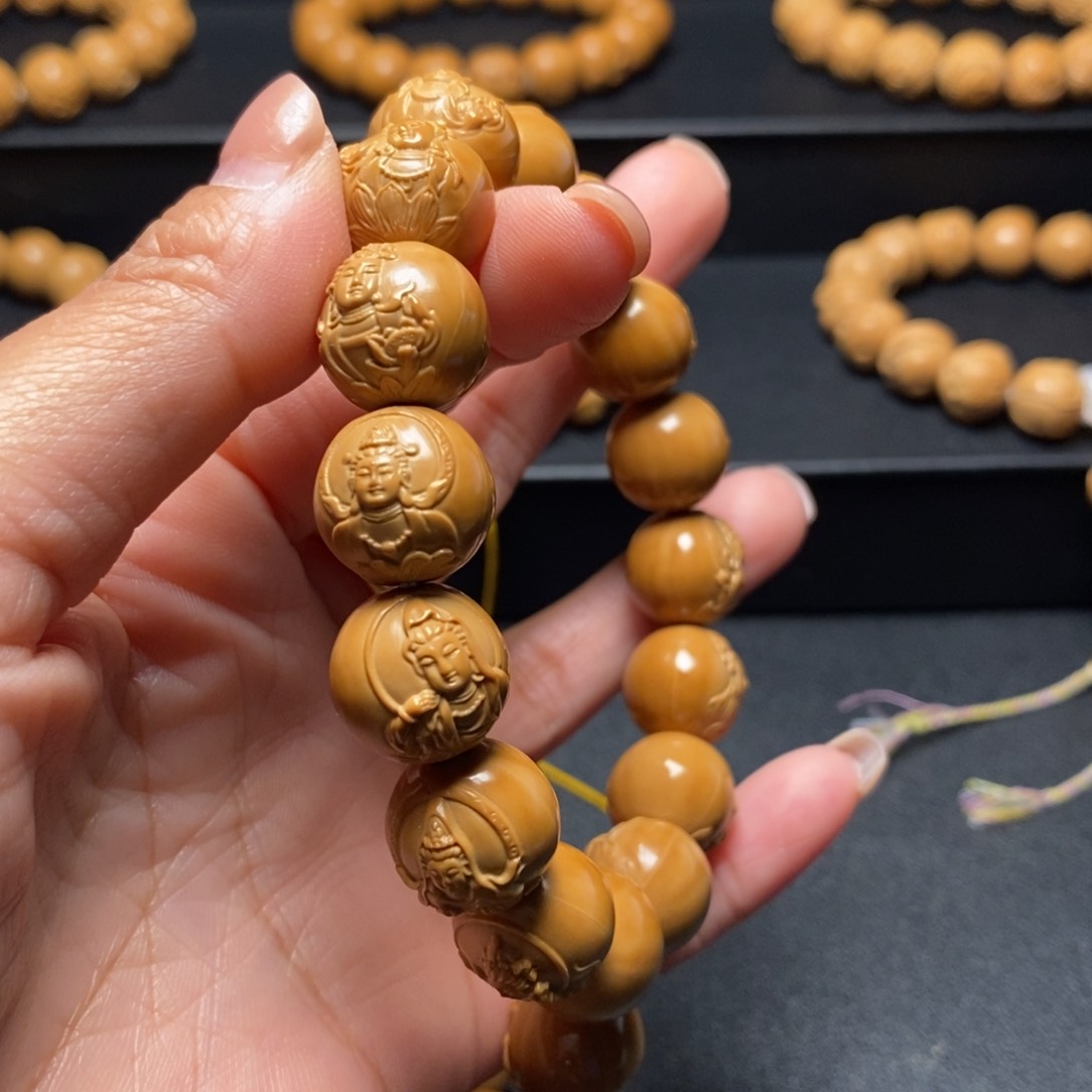 手串猴头核桃新款观音