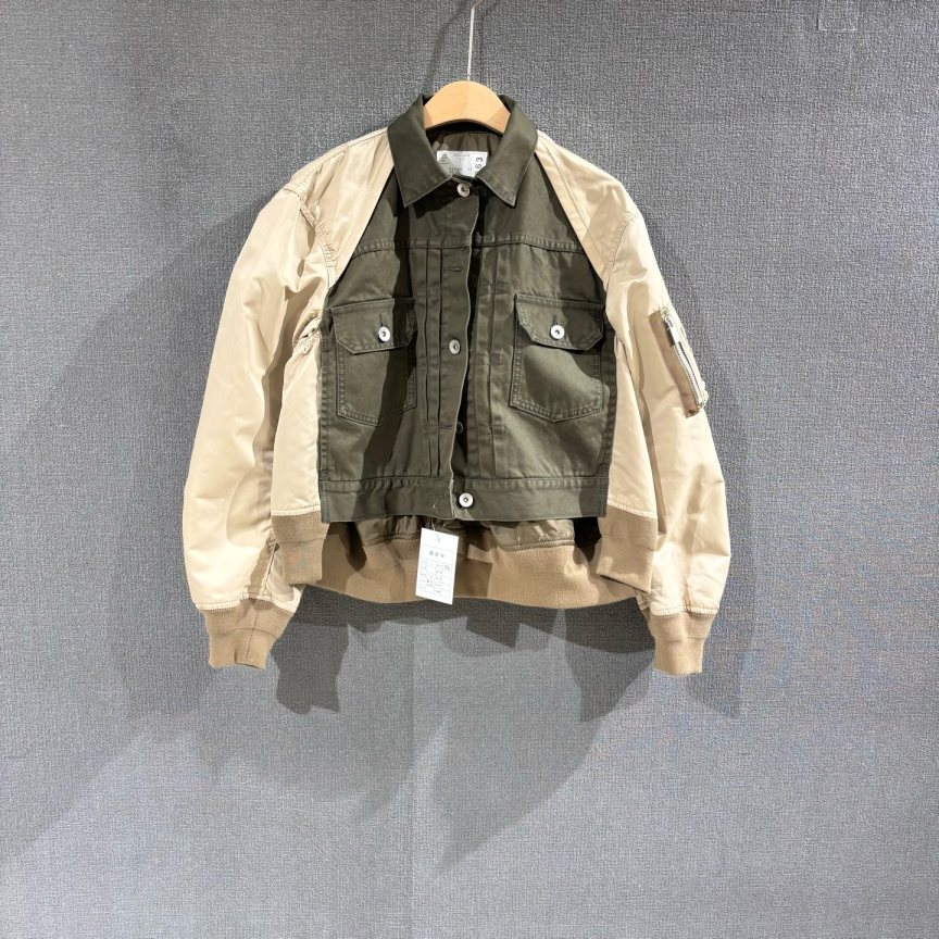99新 maje  Sacai（pm）解构拼接夹克外套 1码/0948