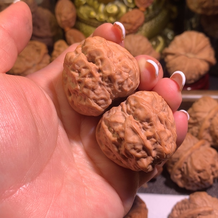 吊坠文玩核桃36尺蛙蛙