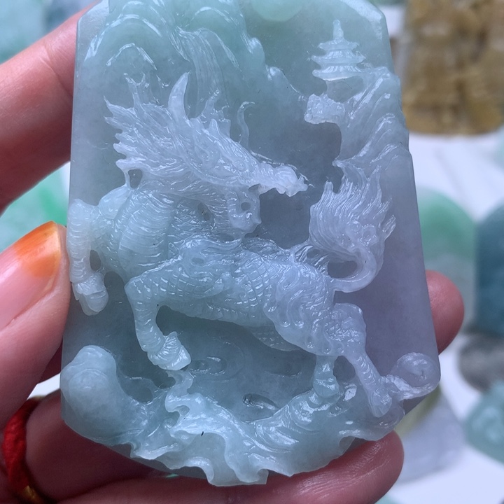 定制翡翠未镶嵌挂件挂件