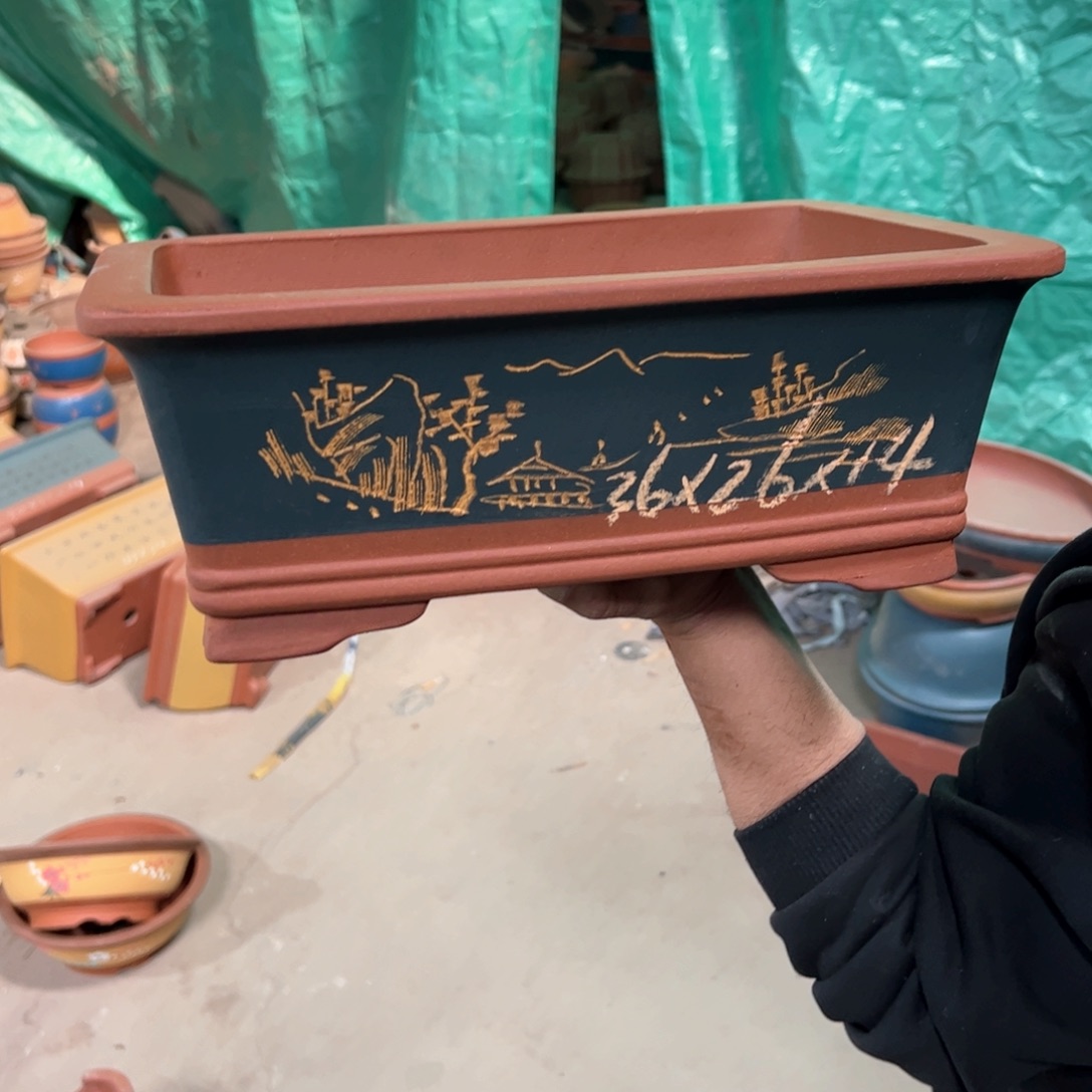 紫砂花盆紫砂花盆