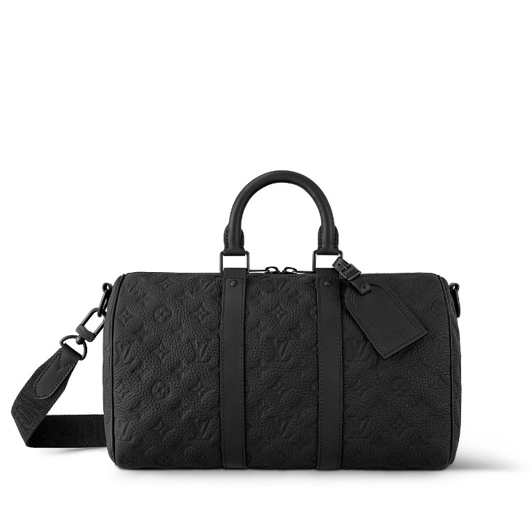 99新 LouisVuitton/路易威登 Keepall35压纹印花单肩斜挎包 G023