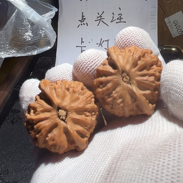 木质类玉玺宫灯狮头