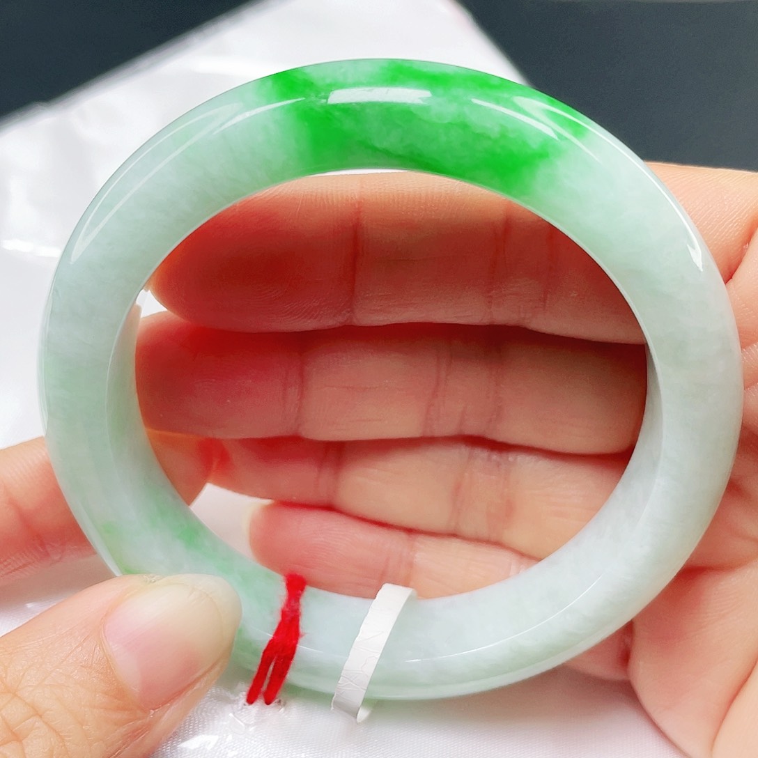 未镶嵌手镯翡翠正圈56。016