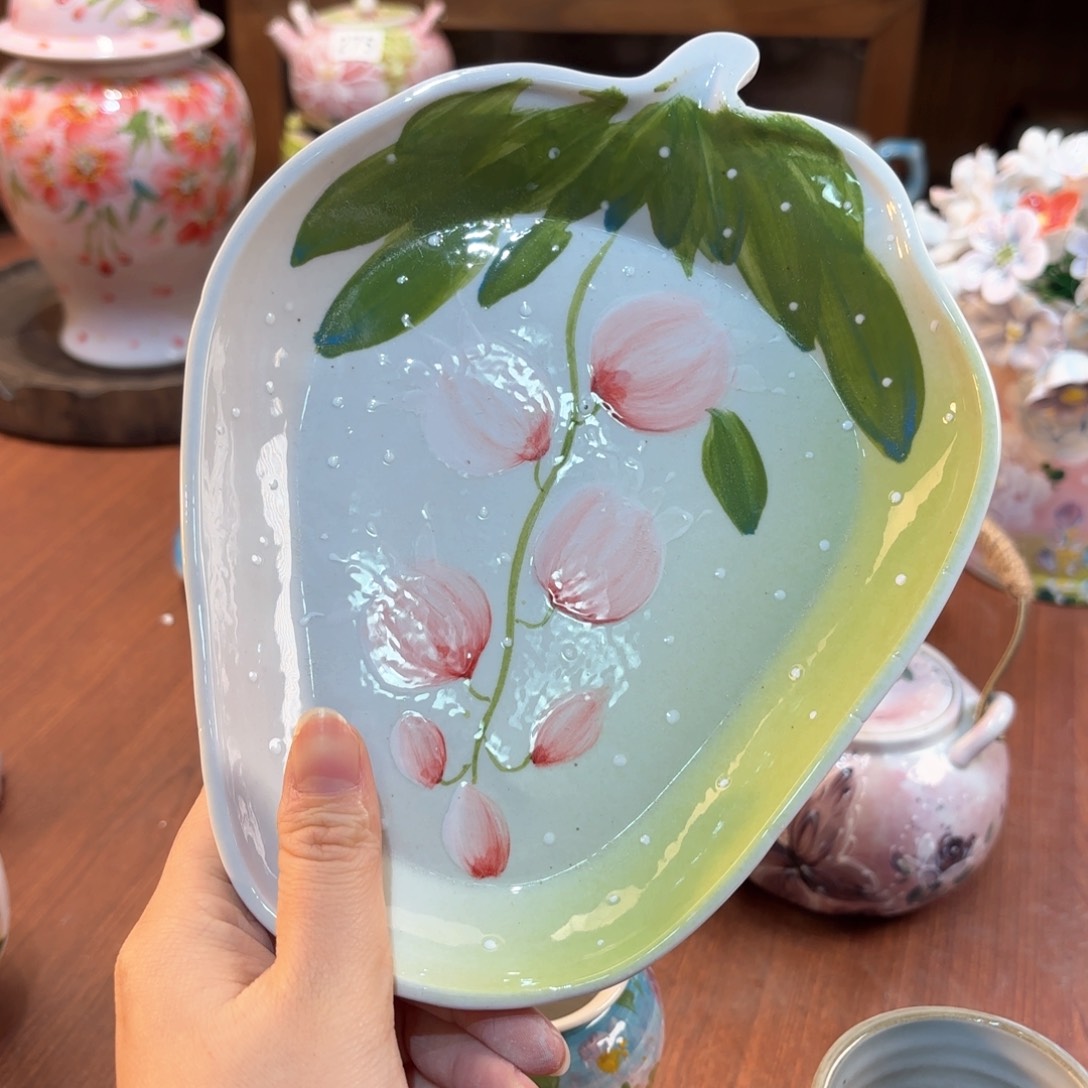 景德镇手绘高温釉下彩陶瓷茶具