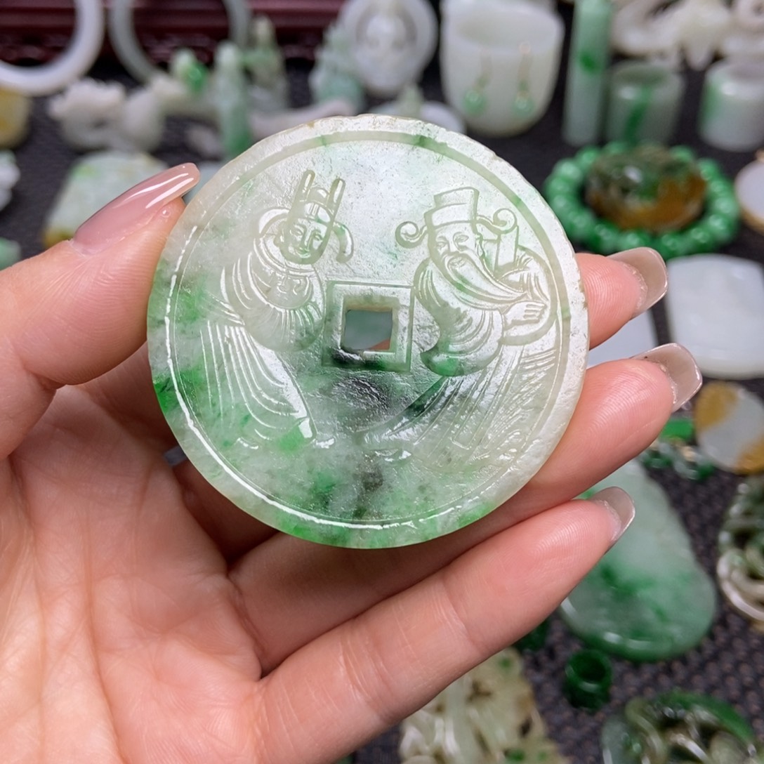 *****翡翠未镶嵌挂件清