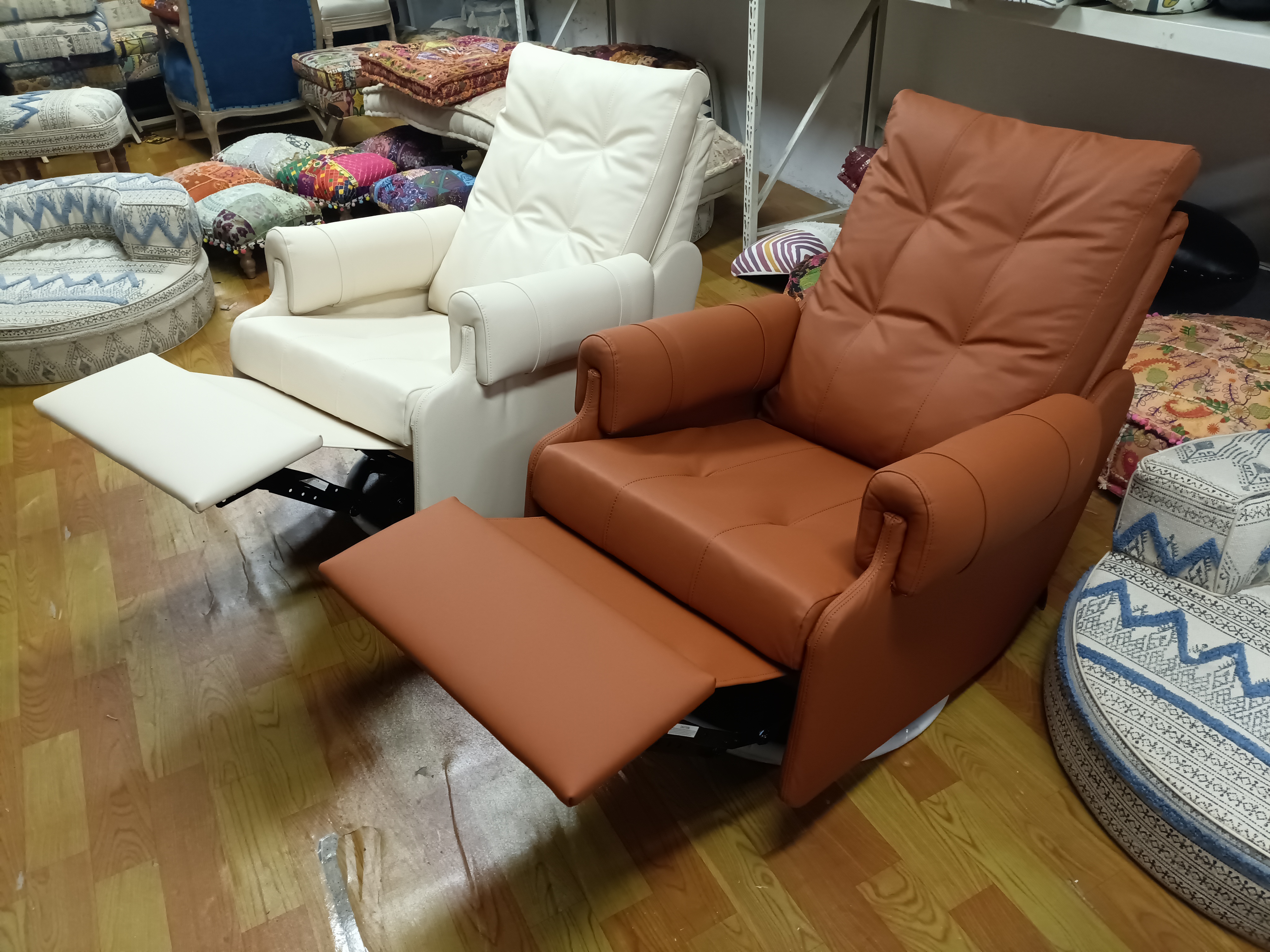 摇摇沙发摇椅单人可转可躺太空舱懒人沙发复古休闲