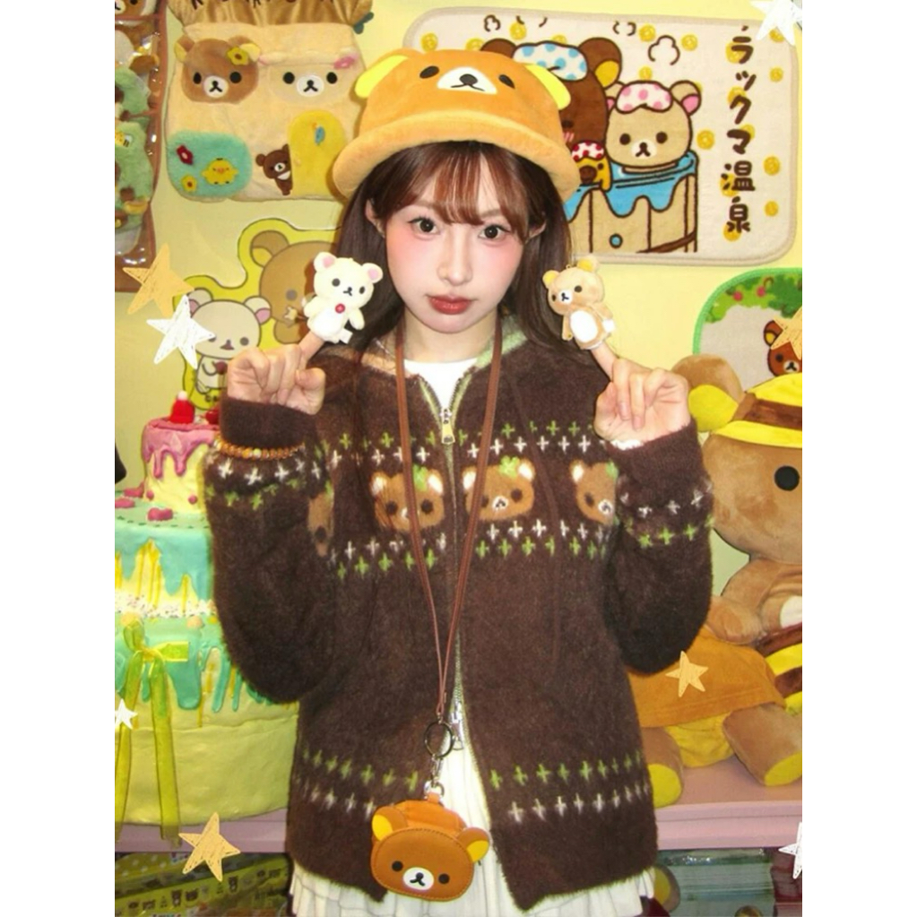 【F001-F110】咩咩家2025秋冬新款韩系可爱复古慵懒百搭毛衣特辑