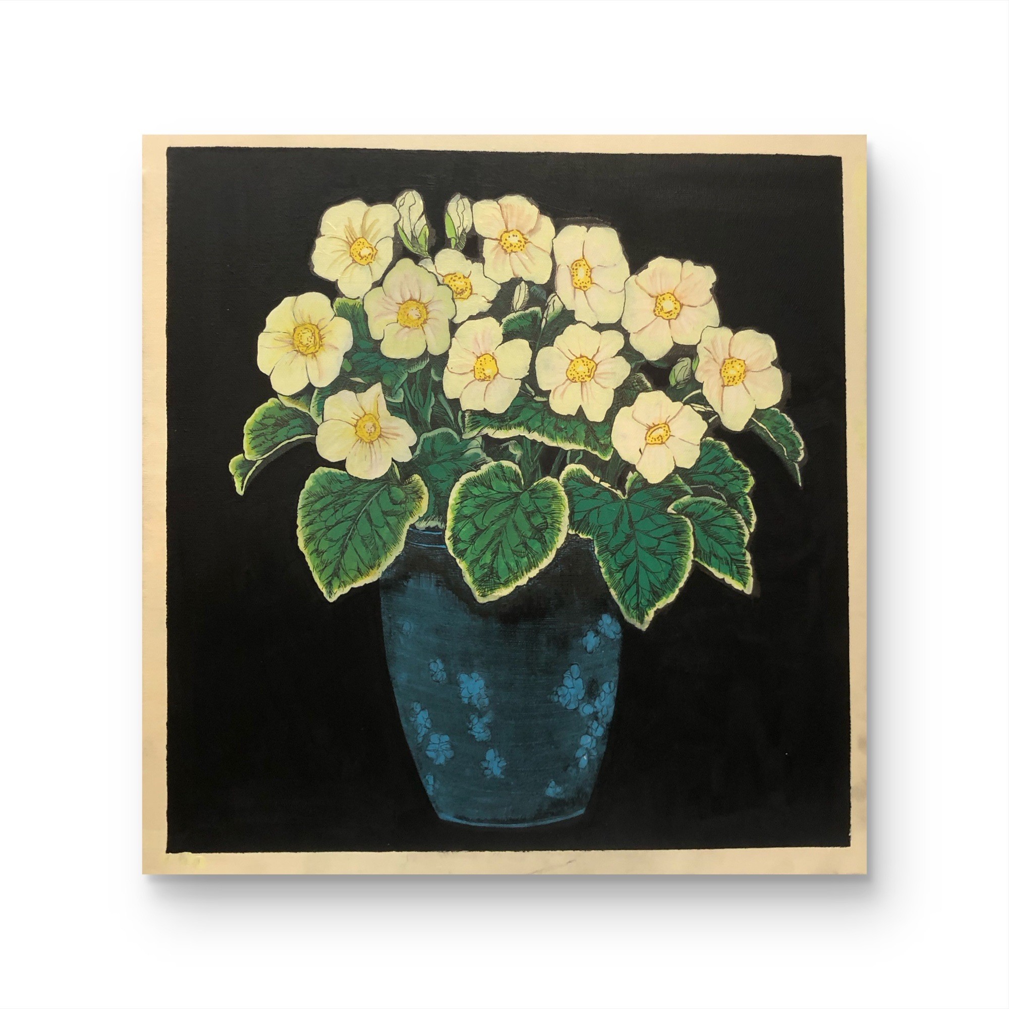 【小蓝屋2】 “50*50” No.306 纯手绘挂画